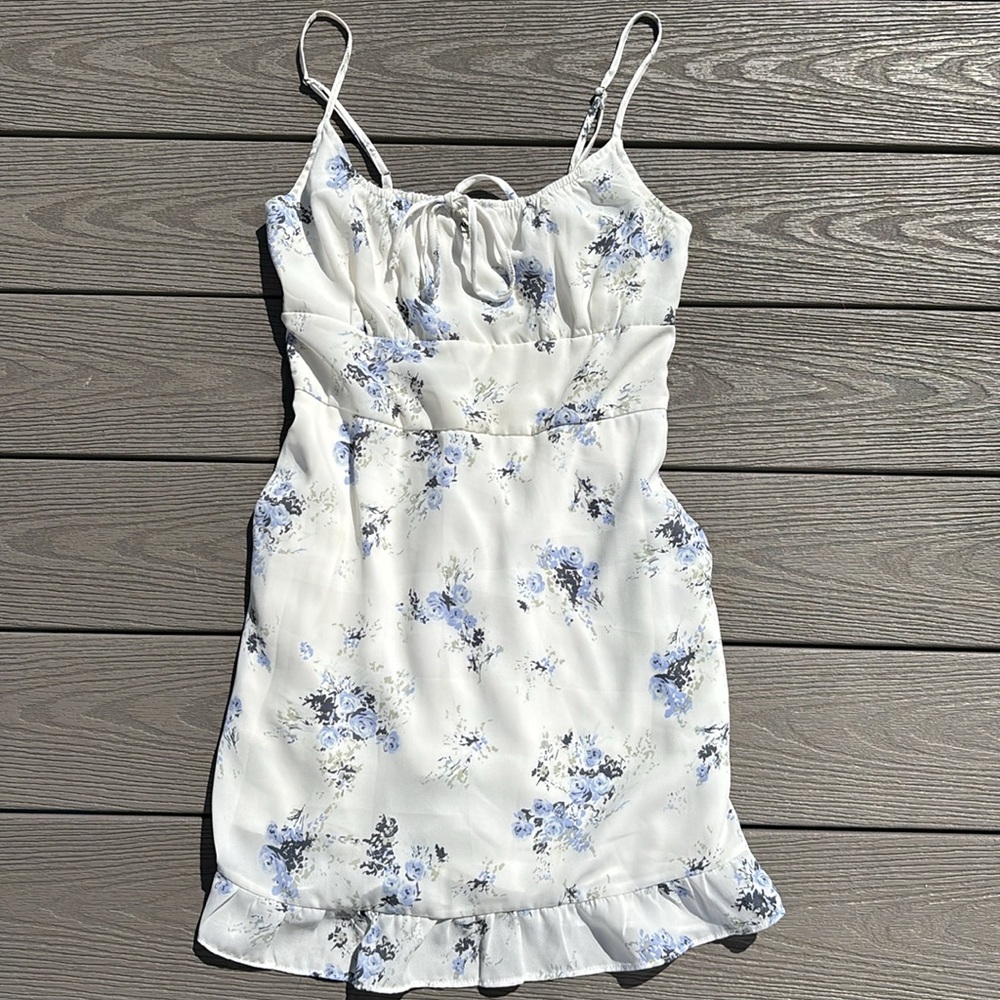 Abercrombie Blue Floral Dress